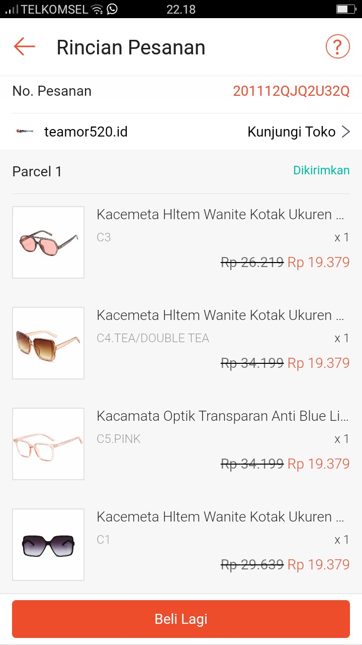 [bayar Di Tempat]kacemeta Hltem Wanite Kotak Ukuren Kecil Gaye Mate Kuceing Untuek Barbalik