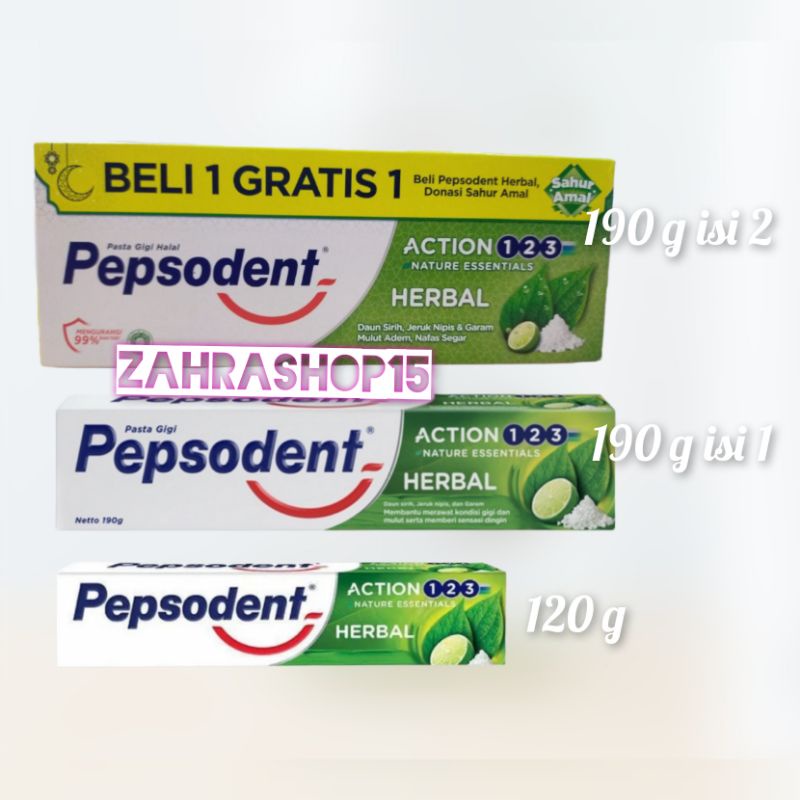 Pepsodent herbal 190 g