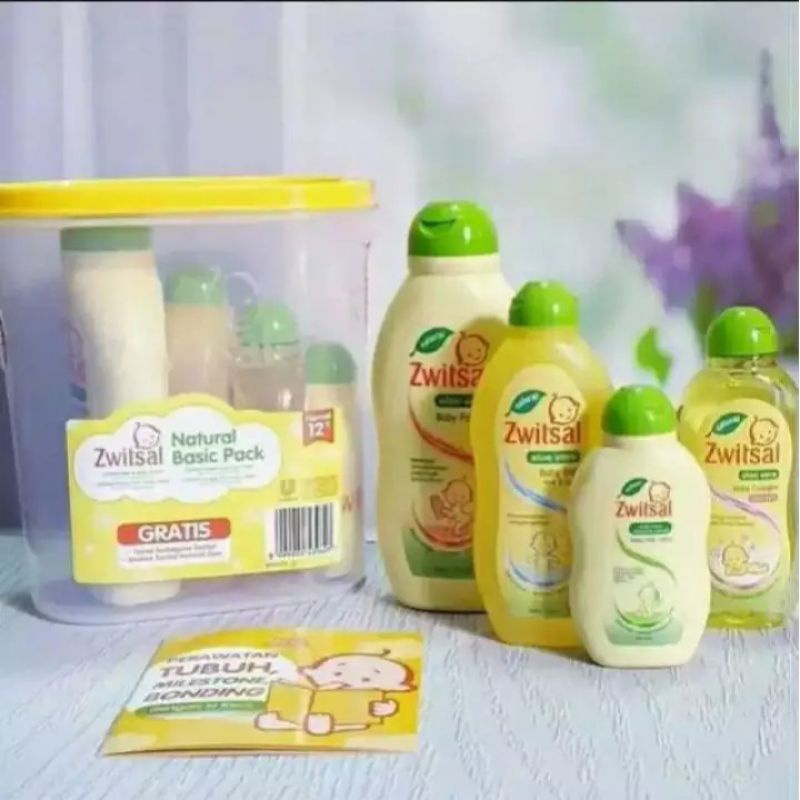 ZWITSAL Paket Sabun Toples - Paket Kado Bayi New Born - Paket 4 In 1 Rp.54.000