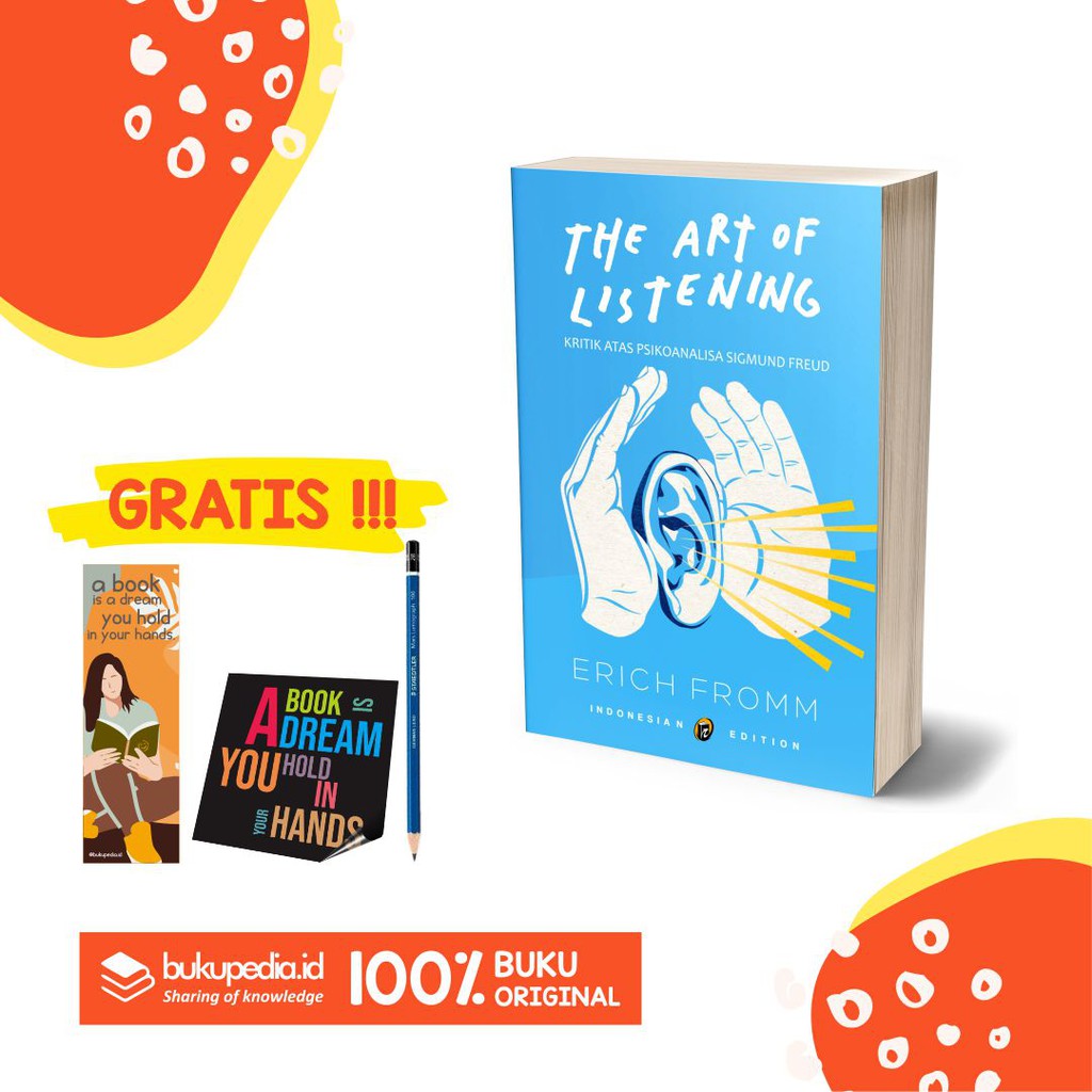 

BUKU THE ART OF LISTENING - SHIRA MEDIA - (BONUS PENSIL 2B, BOOKMARK, STIKER)