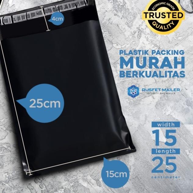 

Extra promo-- PL15 - Kantong Packing 100 Pcs Ukuran 15x25 POLYMAILER Plastic