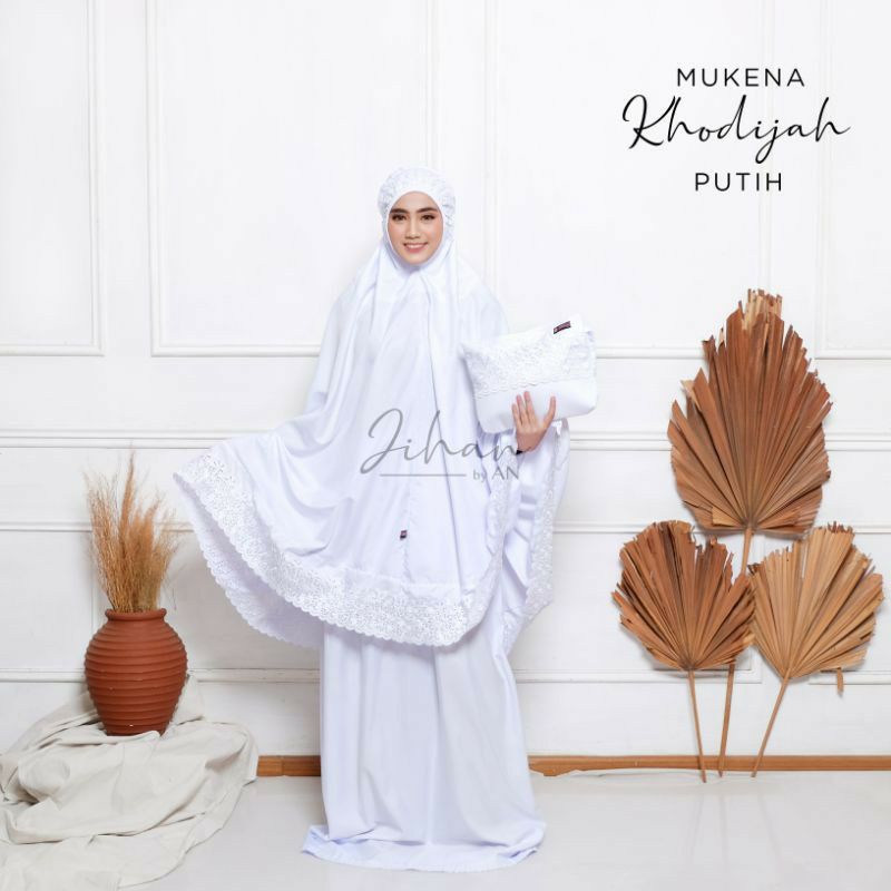 MUKENA DEWASA KHADIJAH JUMBO PREMIUM FREE TAS CANTIK