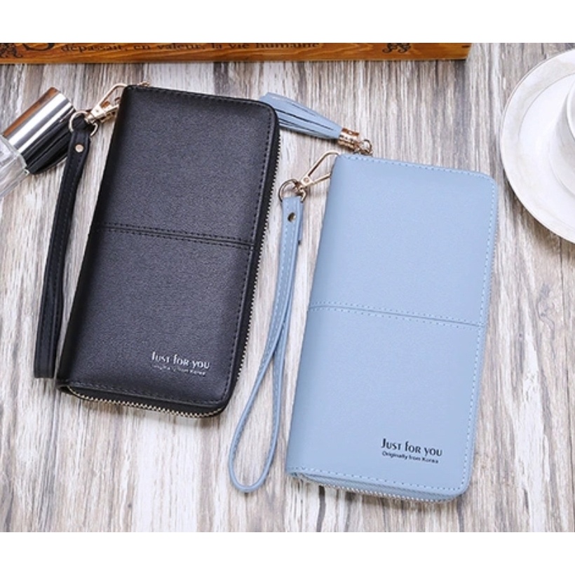 Khatinstore Dompet Wanita Panjang / Long Wallet Woman / Just For You ORI / Dompet HP / Dompet Uang / 180