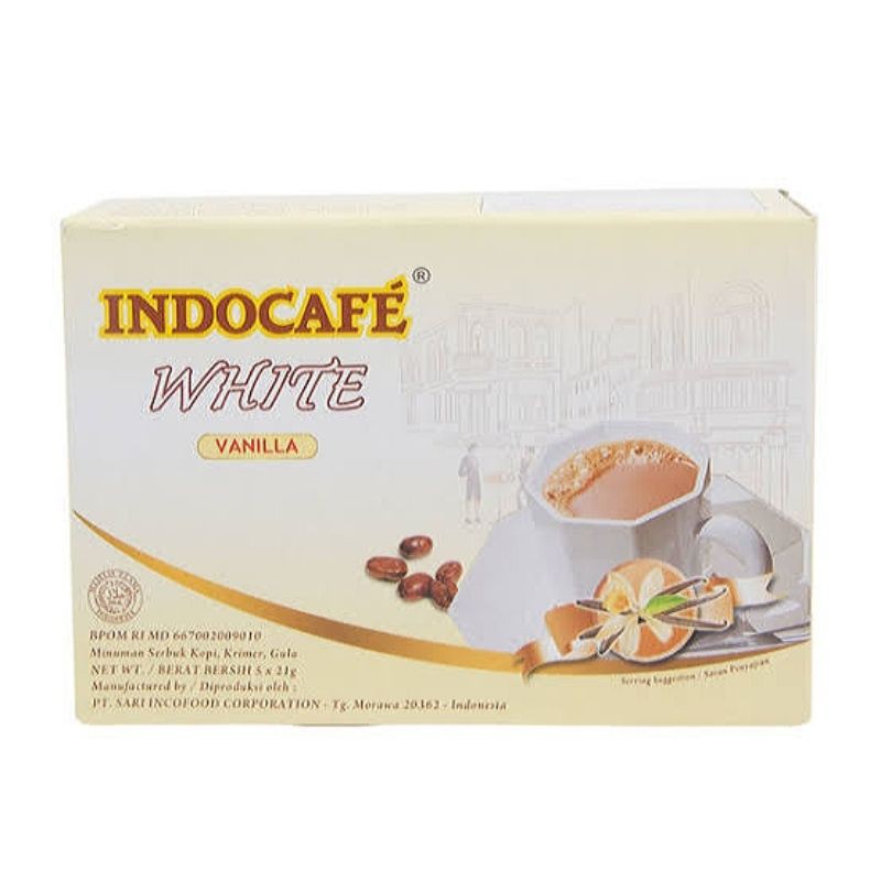 

Kopi Indocafe White Vanilla 105gr (5s x 21gr)