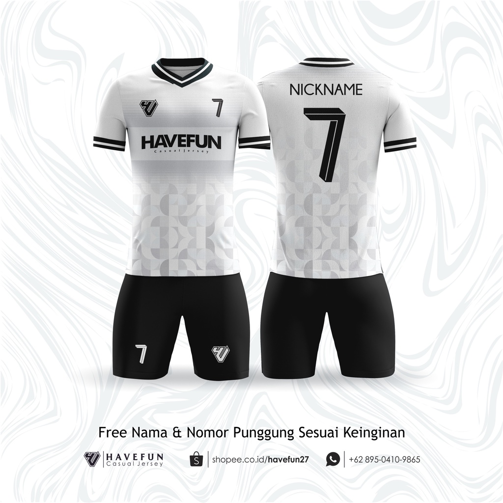 Jersey Futsal Satuan Custom Full Printing