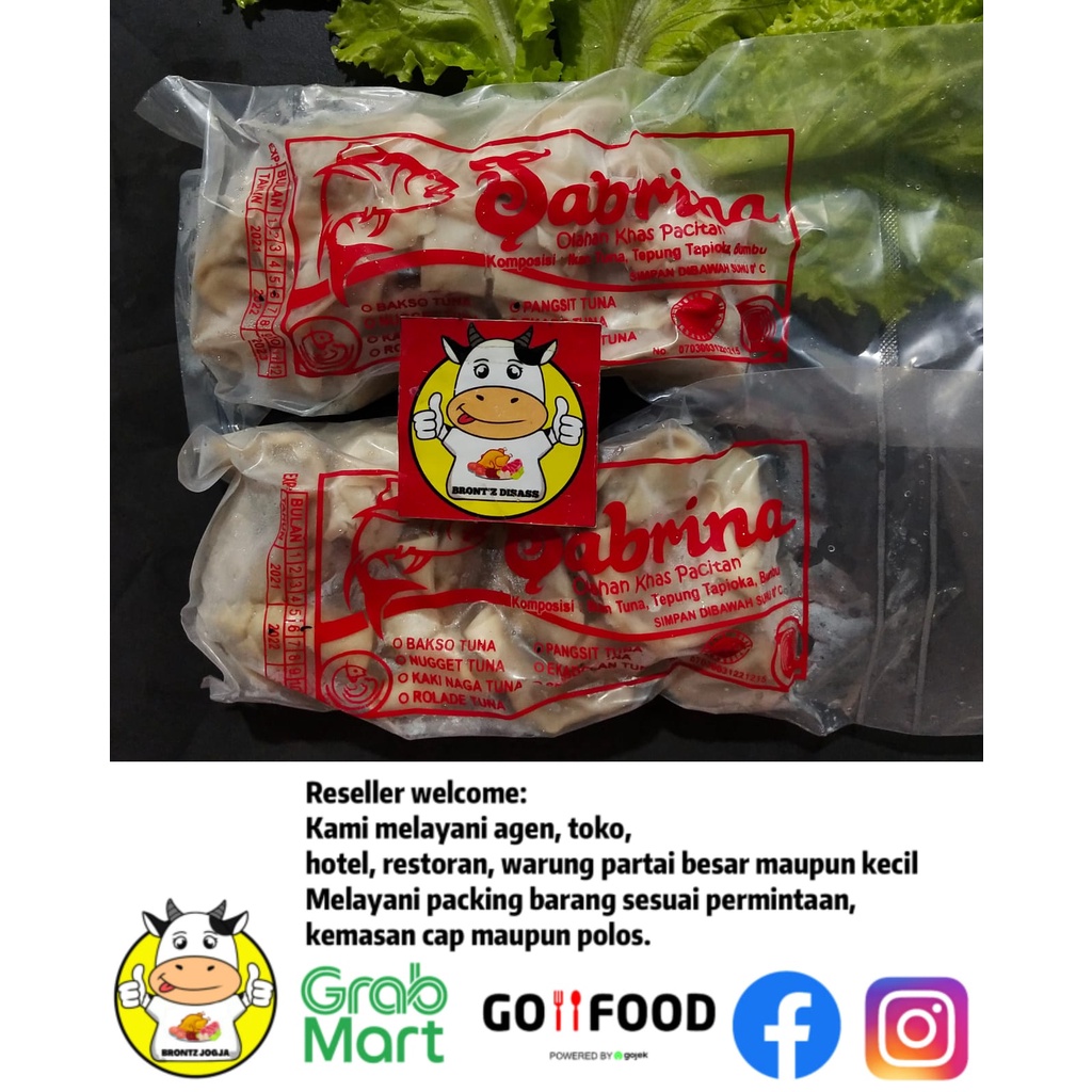 

PANGSIT TUNA SABRINA FROZEN FOOD SIAP OLAH - DISASS JOGJA