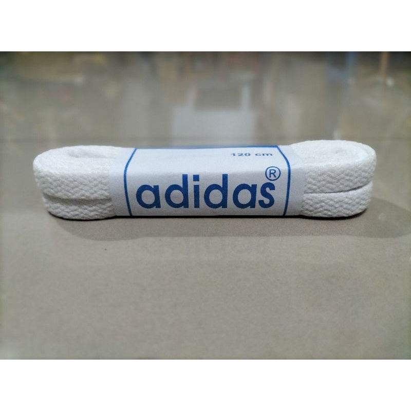 READY TALI SNEAKERS SEPATU SEPASANG ADIDAS HITAM PUTIH 120CM COKLAT NAVY MARON KUNING BLACK AND WHITE CEPER GEPENG
