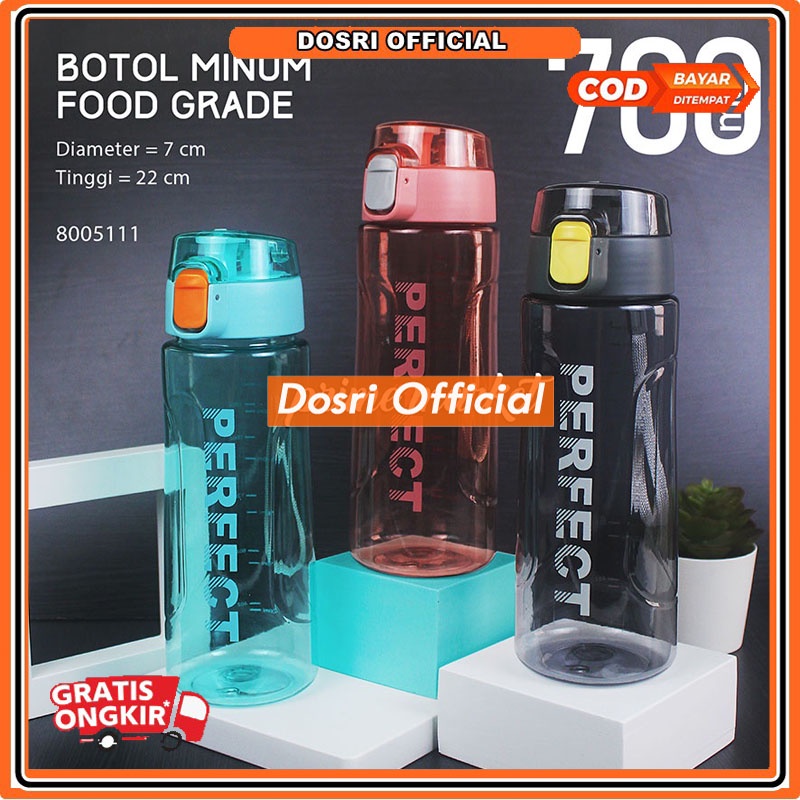 [BISA COD] Botol Air Minum Infused Water 700ml / Tumbler Minum