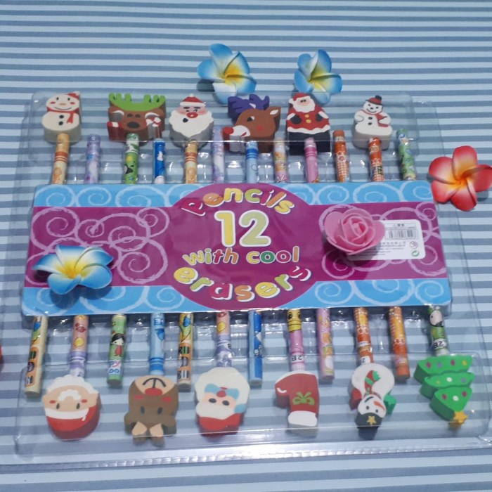 

Cuci Gudang Pencil Serut Dan Penghapus Motif Christmas Hot Sale