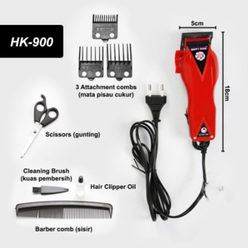 Alat Cukur Happy King HK900 Cukur Rambut Alat Potong Rambut Murah Hair Clipper