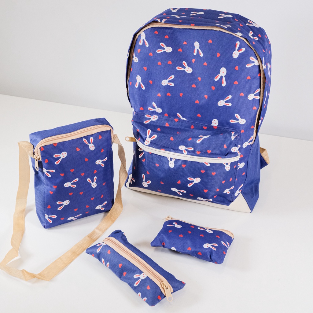 RR TAS BUNNY - Tas Sekolah Anak SD SMP SMA Ransel Backpack Fashion-1
