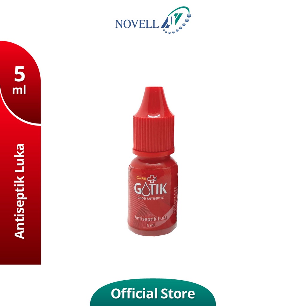 Gotik Antiseptik 5 ml Botol - Antiseptik Luka