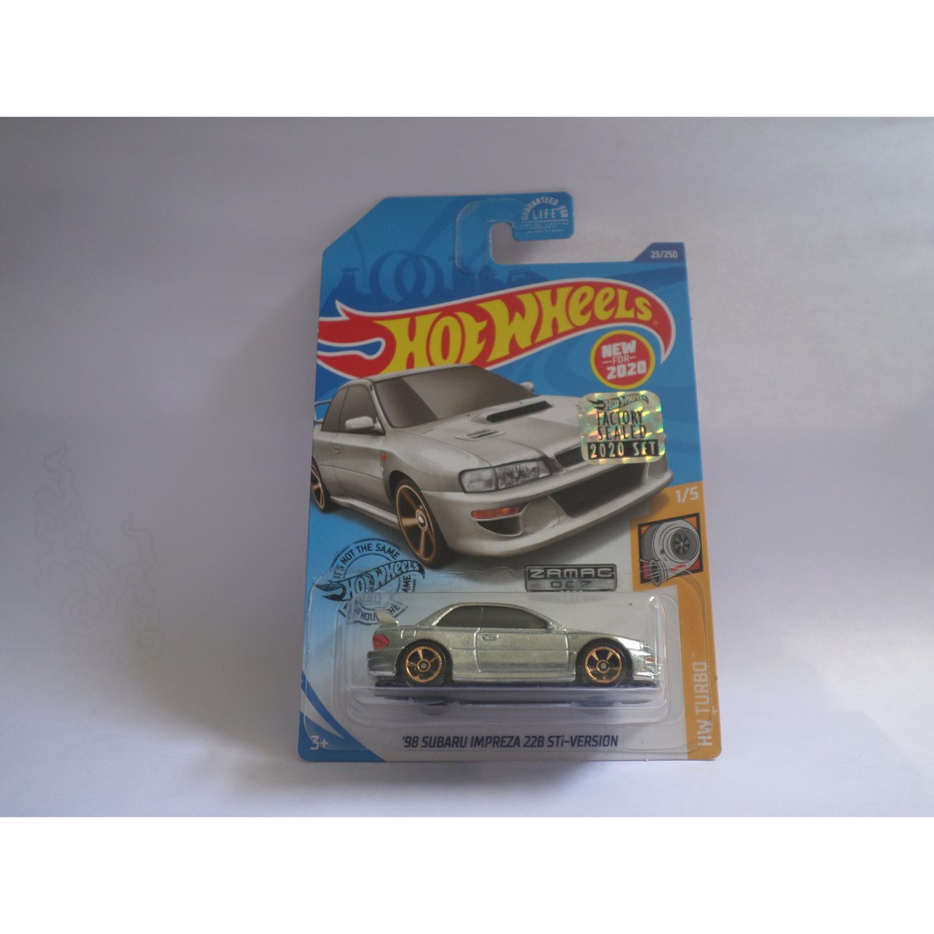hotwheels factory sealed fs 2020 zamac 98 subaru impreza 22b sti version