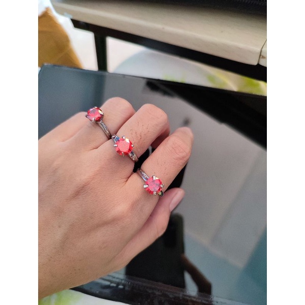 Cincin Monel Diamond warna 8mm