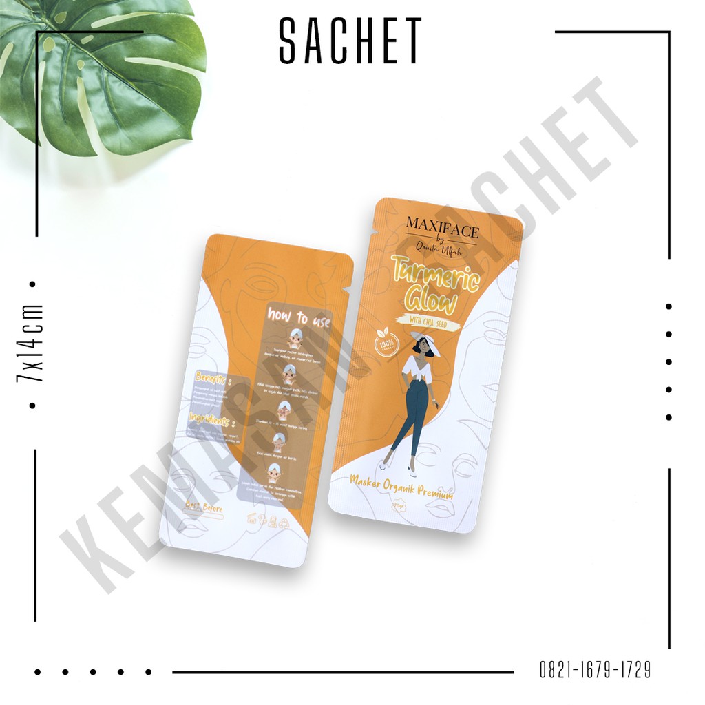 Cetak Kemasan Sachet Full Print Ukuran 7x14