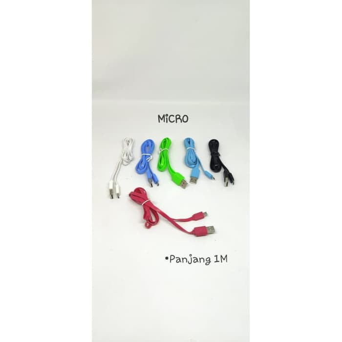 KABEL DATA WARNA WARNI TYPE MICRO 1 METER