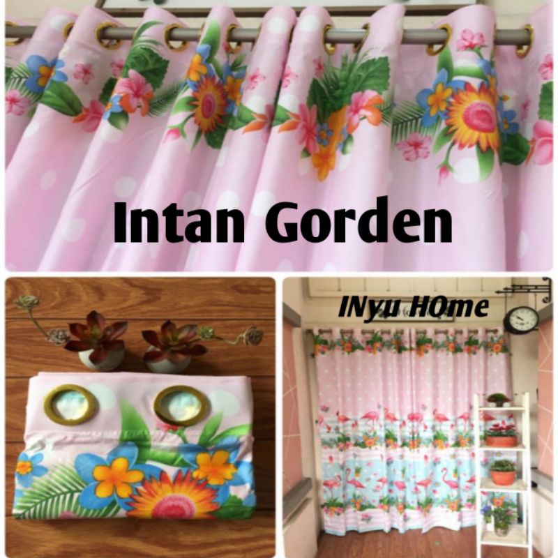 Gorden Motif Bunga /Gorden karakter