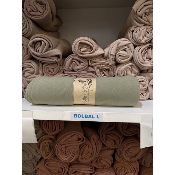 KHIMAR SYARI SEGI EMPAT INSTAN JUMBO BOLAK BALIK-Sage