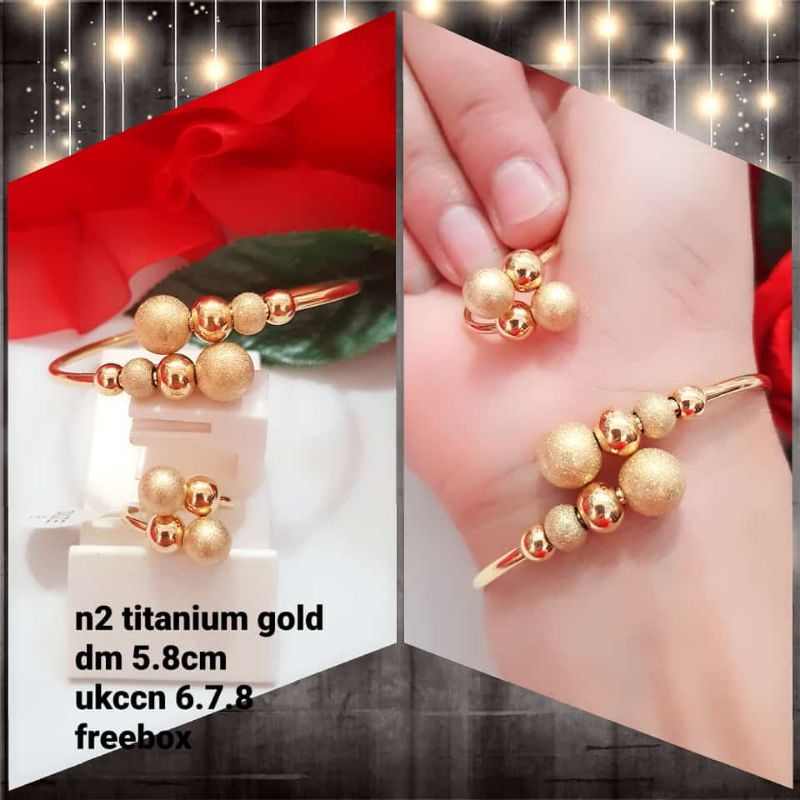 Titanium/Xuping berlapis emas18/24kPengganti emas asli