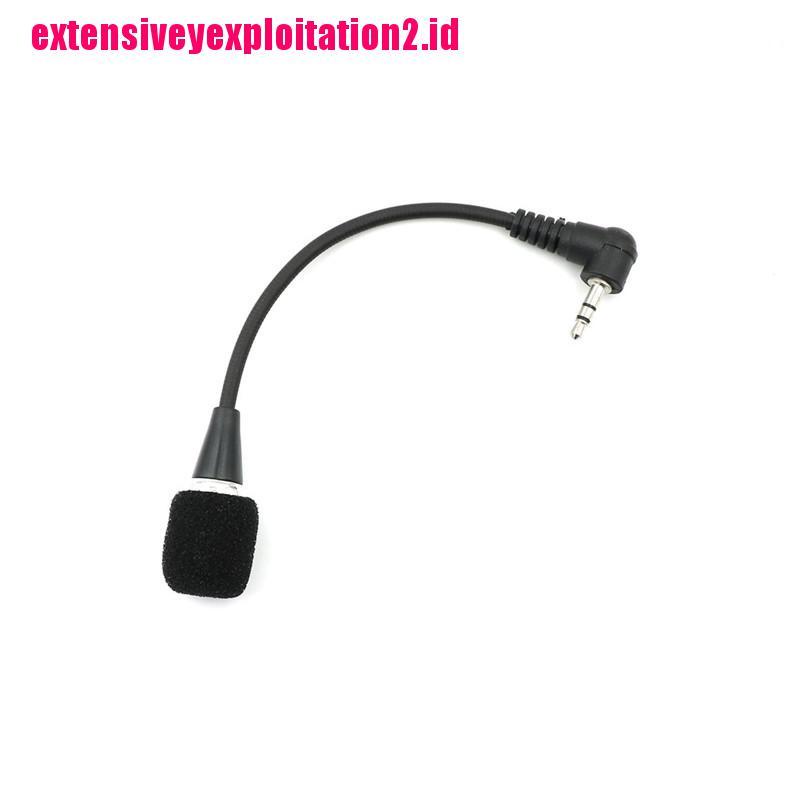 &lt; E2id &amp; &gt; Microphone Speaker Jack 3.5mm Flexible Untuk PC / Laptop