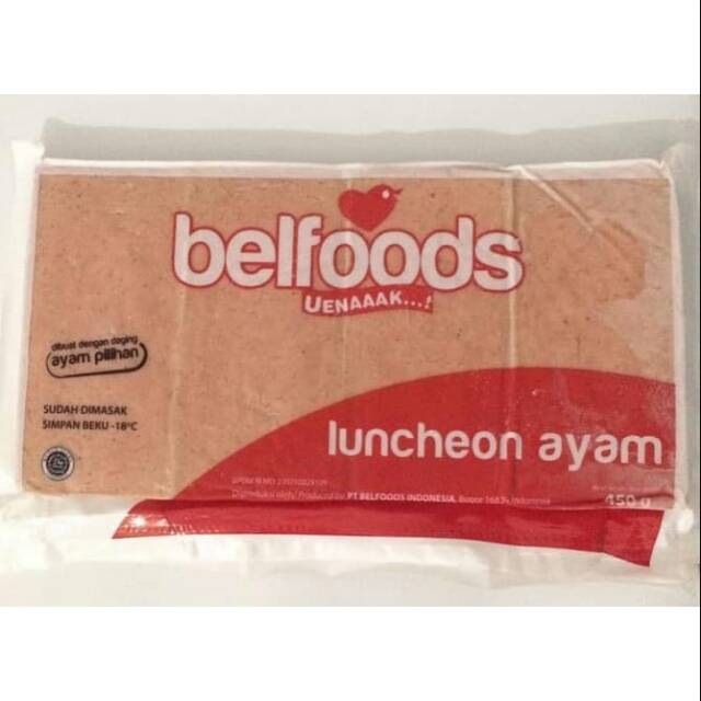 

Belfoods luncheon kornet ayam 450gr 4s