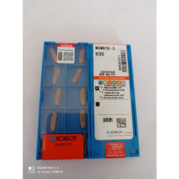 insert potong MGMN150-G-NC3030
