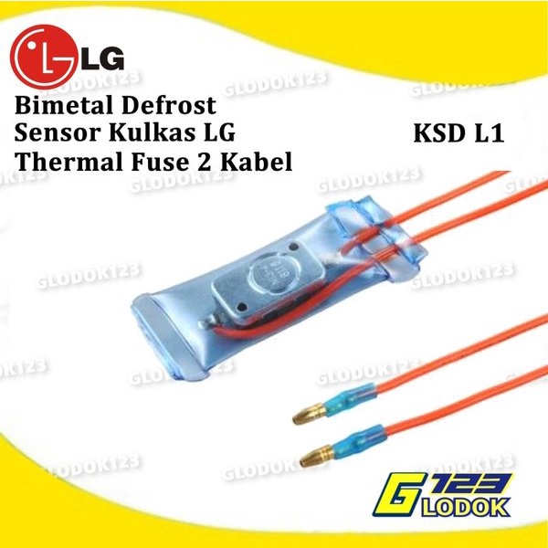 Defrost Bimetal Fuse Dingin Kulkas 2 Kabel ST3 Orange N13-4 8115 Ori