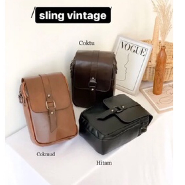 SLING VINTAGE / TAS VINTAGE / TAS HP / DOMPETHP / TAS TERBARU / TAS MINI / SLINGBAG