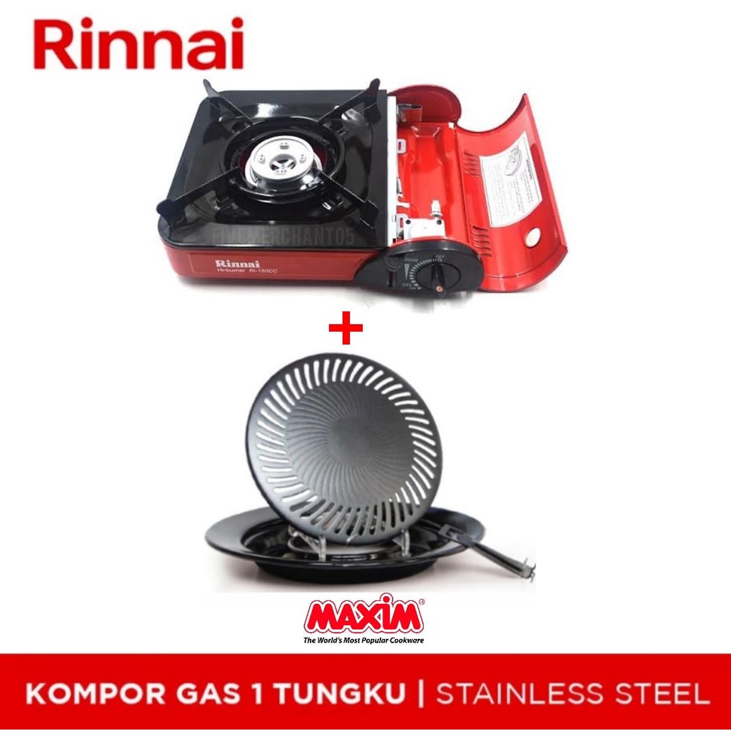 Kompor Portable Rinnai RI 150 cc Kompor Camping Rinnai 150cc Kompor Gas Kaleng Kompor BBQ Kompor Suki Suki