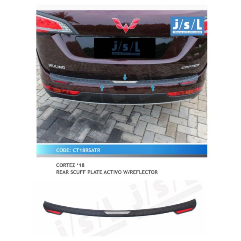 sillplate belakang Cortez activo with reflektor jsl