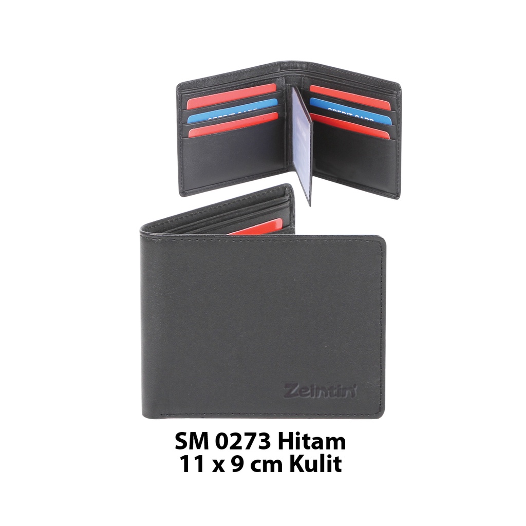 Zeintin - Dompet Pria Kulit Dompet Lipat Dompet Pria Dompet Koin Dompet Hitam Dompet Polos 100% Kulit Asli SM