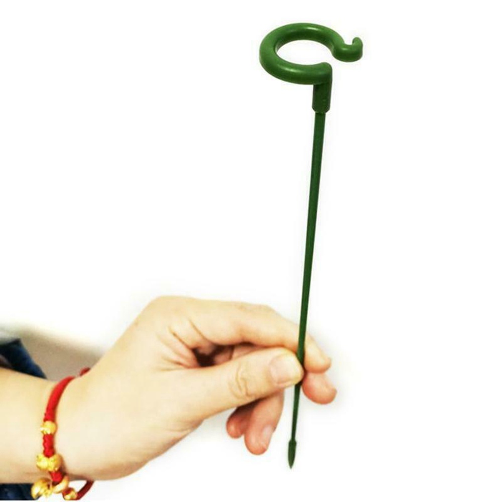 10 Pcs / set Alat Braket Batang Tunggal Holder Tanaman Bunga Bonsai Anti Hilang Untuk Taman