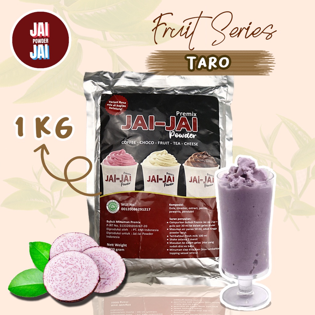 

Bubuk Minuman 1kg - TARO - Jai Jai Powder