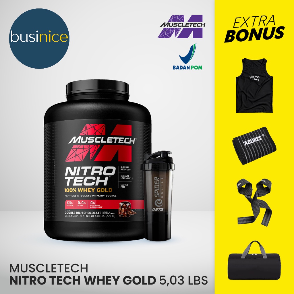 Muscletech Nitrotech Whey Gold 5,5 Lbs Nitro Tech Whey Gold Standard 5 Lbs