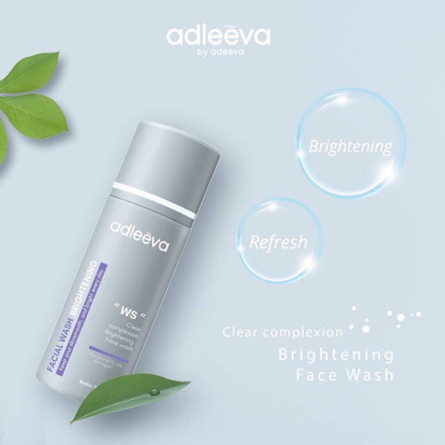 Facial Wash Whitening ( Normal ) AdeevaSkincare / Sabun Adeeva Skincare