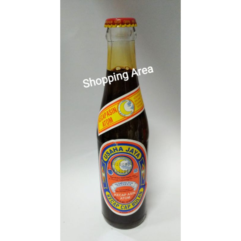 

Kecap asin atom bulan botol kecil 320ml