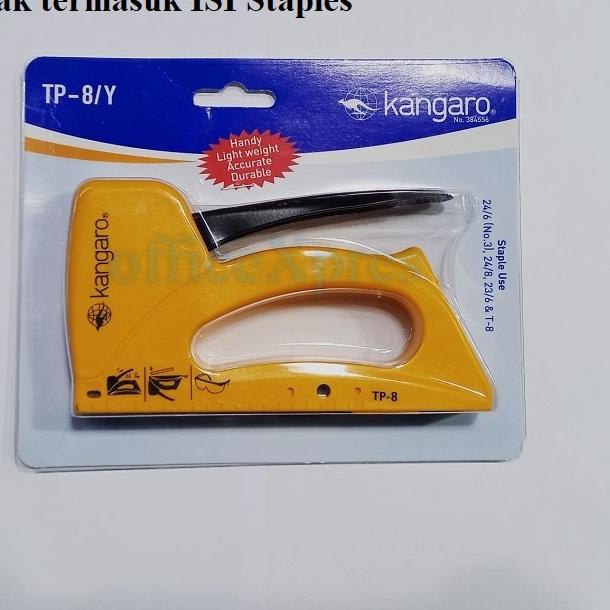 

Hot Sale - Alat Stapler Tembak Jok Kulit Motor / Stapler Kayu Plastik / GunTacker Plastik Kangaro TP8 / Cekrekan / Pengokot / Stapler Sofa