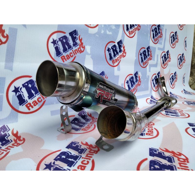 Knalpot racing R9 buat motor bebek Supra x,Supra fit,Vega r,Jupiter z,Shogun,smash,grand,prima,c70