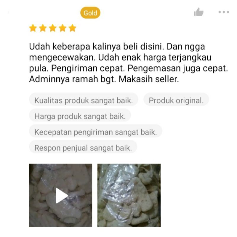 150 Pcs CUANKI LIDAH 1 Bal Cuangki lidah Batagor Khas Garut Pelengkap Baso Aci, Seblak, Mie Instan