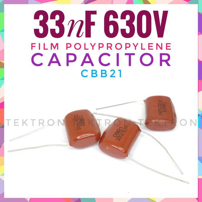33nF 630V CBB21 Metalized polypropylene film capacitor 333 0. 033uF tektron22 Juara