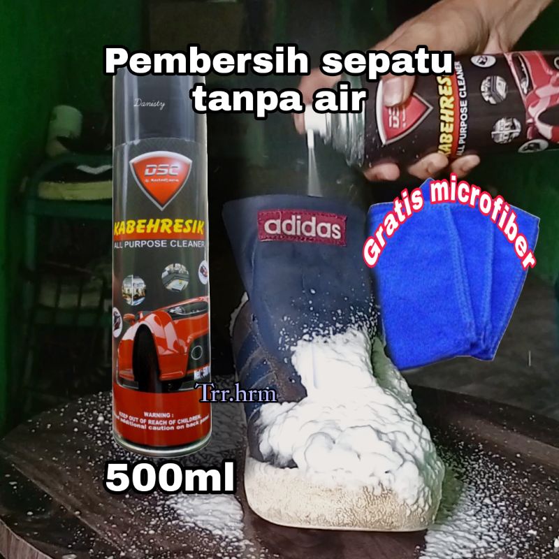 pembersih sepatu tanpa air All clear foam cleaner cuci sepatu tanpa air