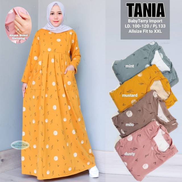 Tania / gamis tania / gamis ori solo / gamis babytery