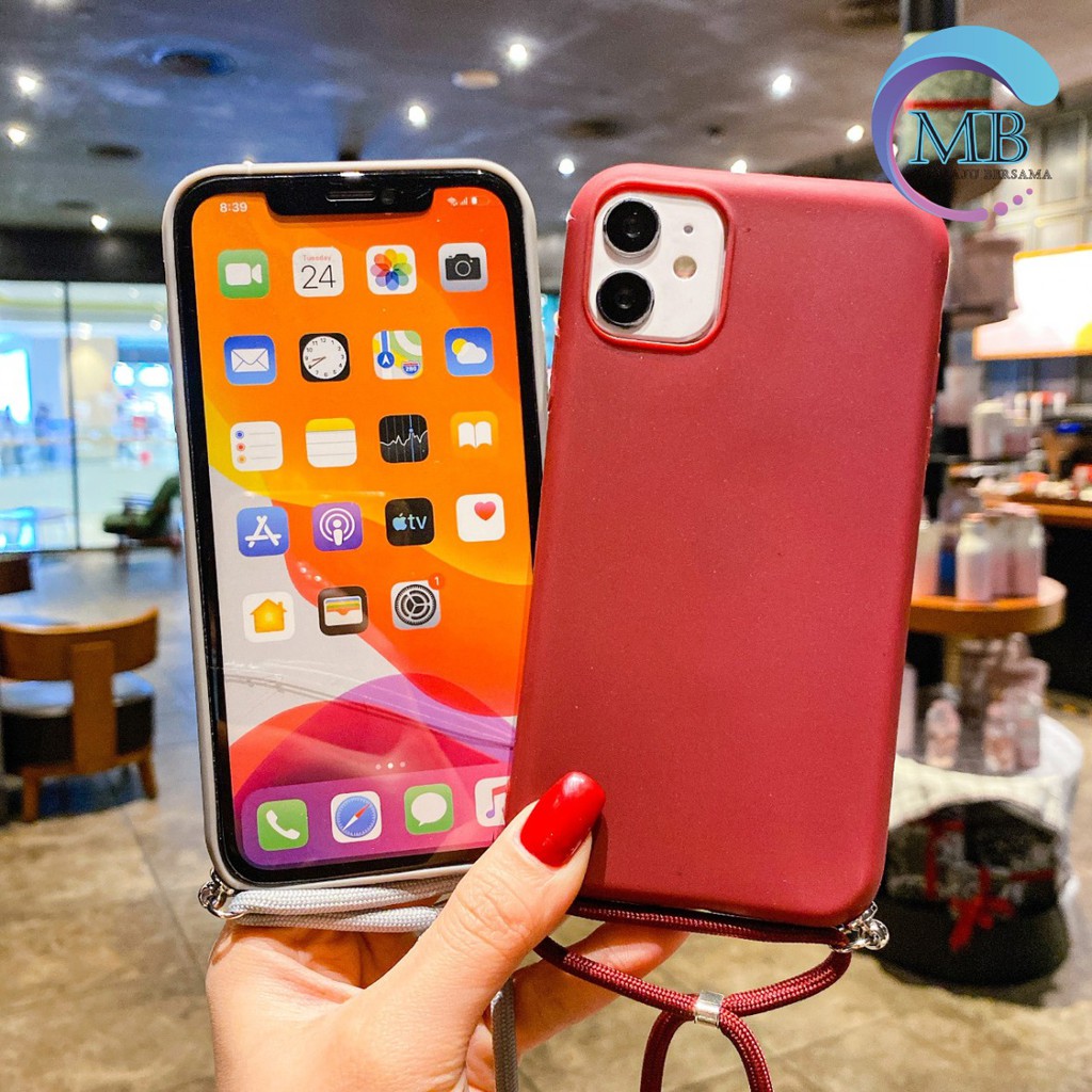 SOFTCASE SLINGCASE TALI LANYARD CANDY SAMSUNG A11 M11 A21 A21S MB580