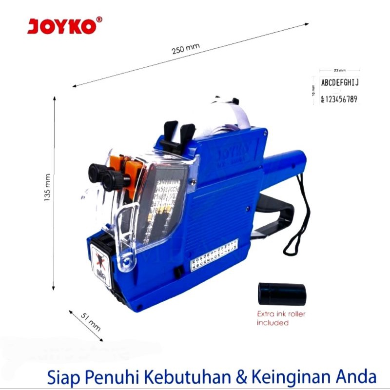 

Mesin Label Harga Joyko 2 Baris