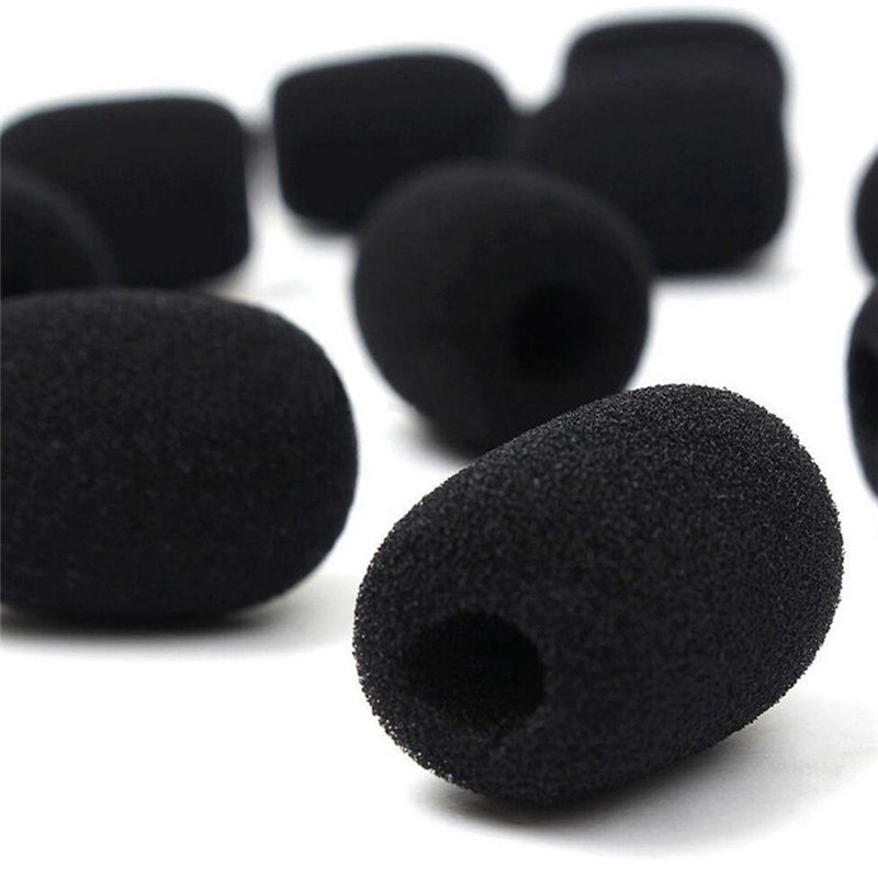 5PCS Mic Microphone Windscreen Soft Foam Pad Mic Cover Holder Sponge Skin