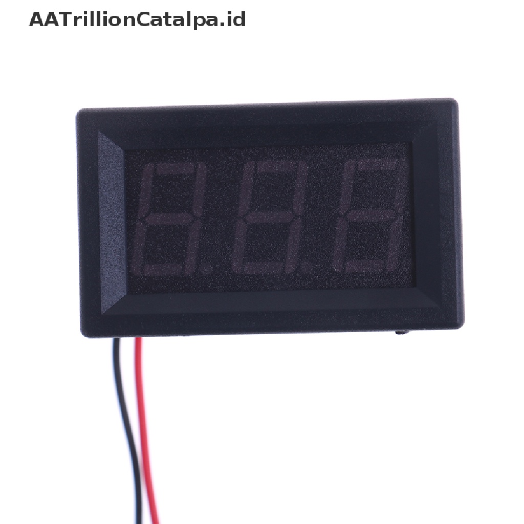 (AATrillionCatalpa) Voltmeter digital AC 70-500V display LED 2 Kabel