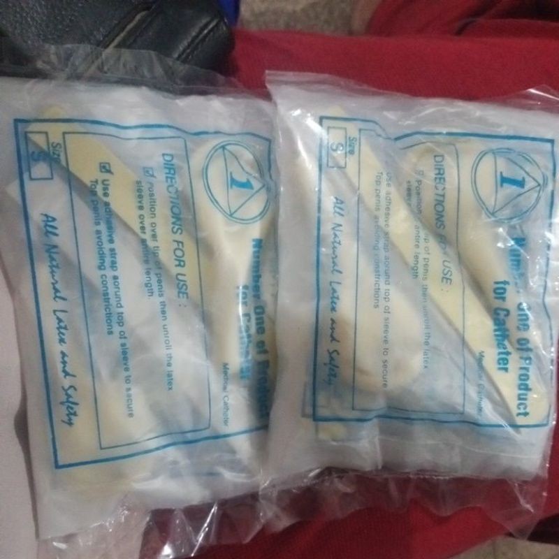 kondom cateter size S,M dan L