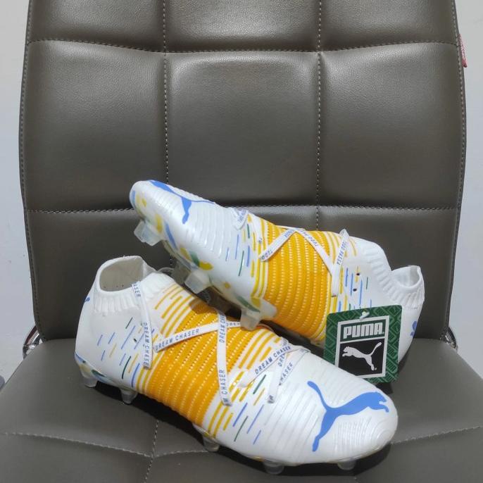 Sepatu Bola Puma Future Z White Yellow 1.1 Fg - Sepatu Soccer S7968