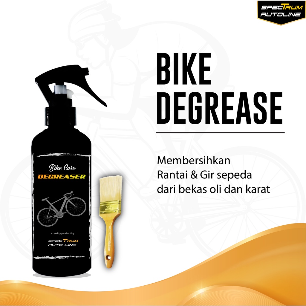 [ SPECTRUM ] BIKE DEGREASE PEMBERSIH RANTAI GEAR SEPEDA PERAWATAN SEPEDA ANTI KARAT FREE KUAS