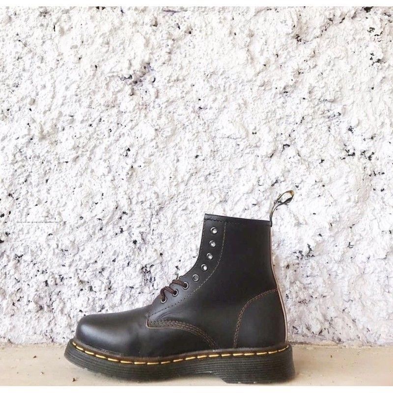 Docmart 8 Holes Dark Brown/Docmart 8 holes/docmart pria/dokmart/dr.martens/docmart boots/docmart